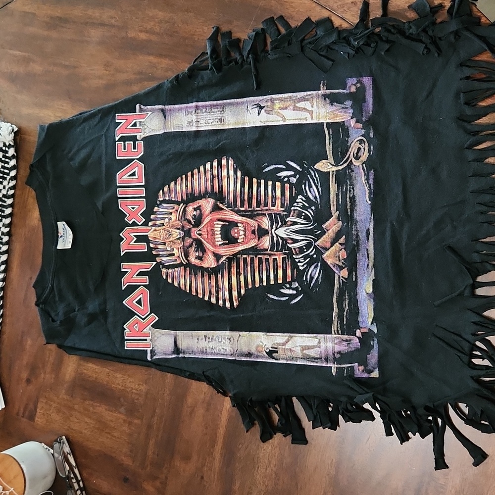 Iron Maiden ripped women's shirt